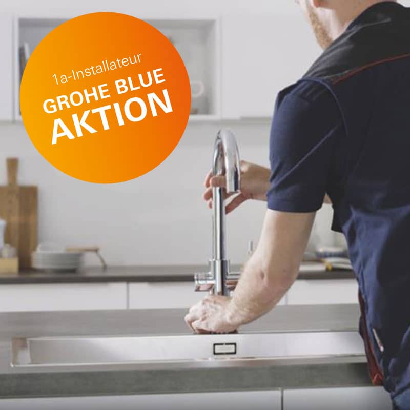 Grohe-Blue-Cash-Back-1a-Installateur-Installieren